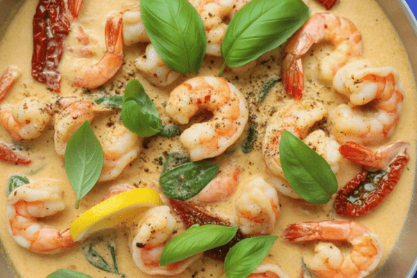best Creamy Shrimp and Scallops