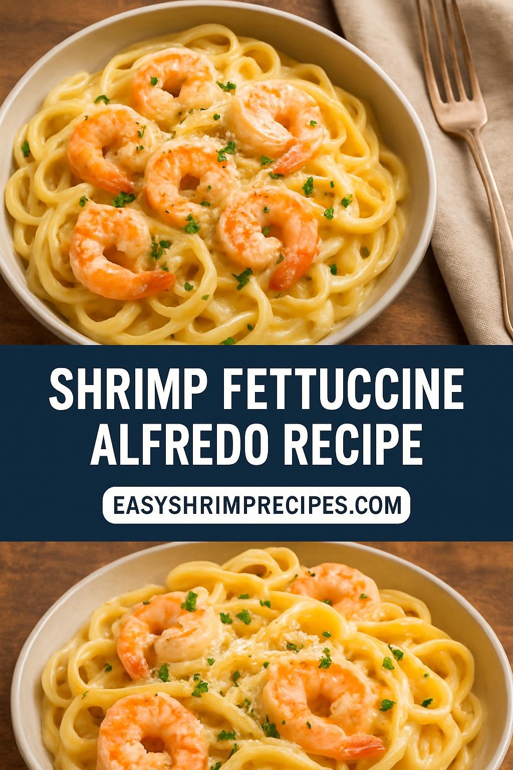 Shrimp Fettuccine Alfredo recipe