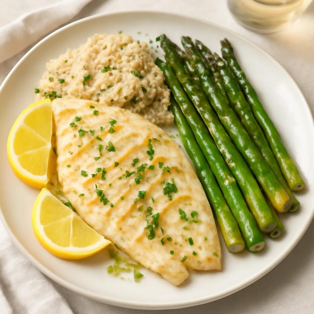 Baked Lemon Garlic Butter Tilapia