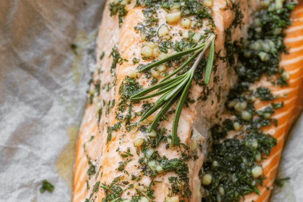 easy Baked Salmon Fillet