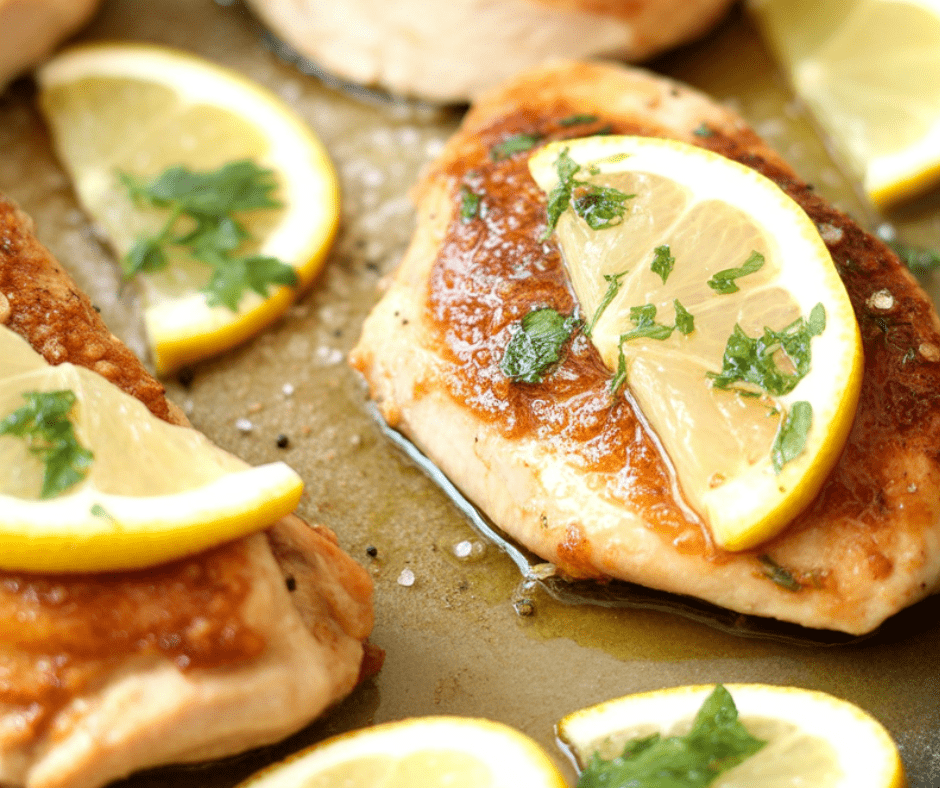 easy Broiled Cod with Lemon Butter Garlic Sauce
