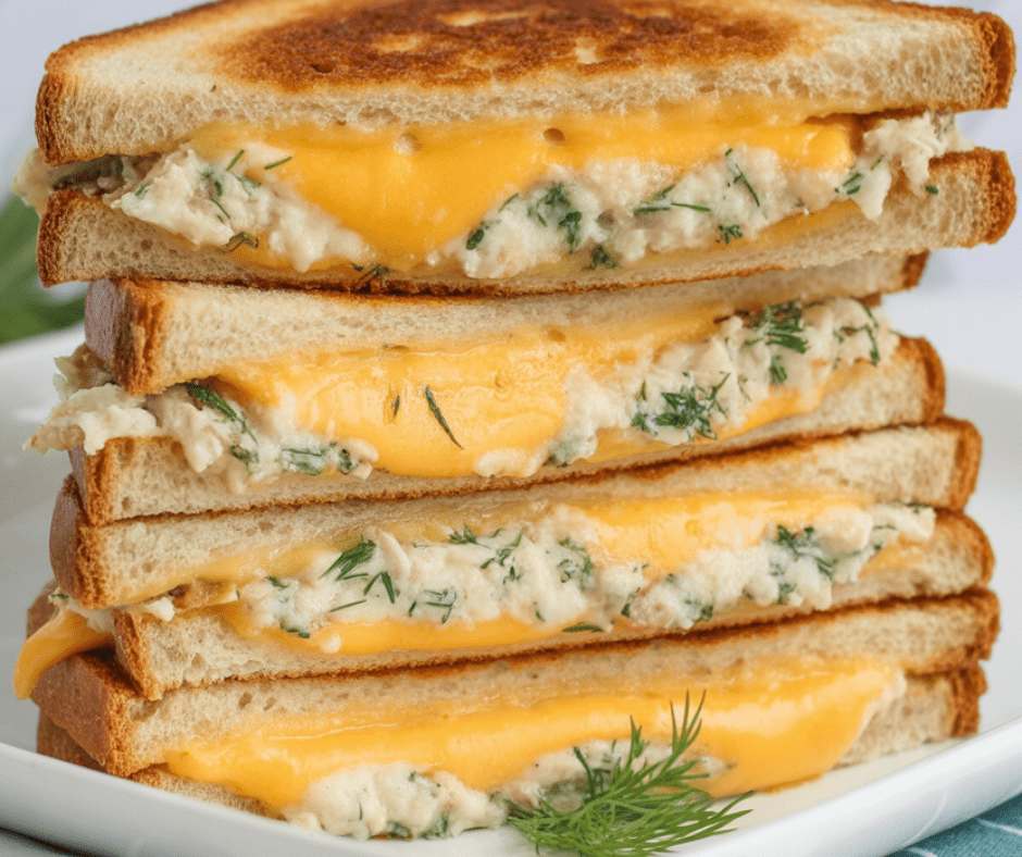 easy Classic Tuna Melt Sandwich