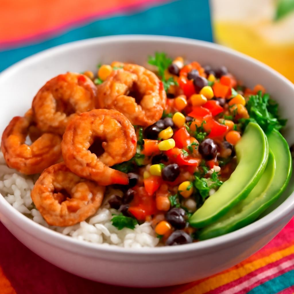 Fiesta Shrimp Rice Bowl