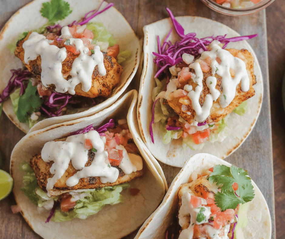 easy Grilled Fish Tacos