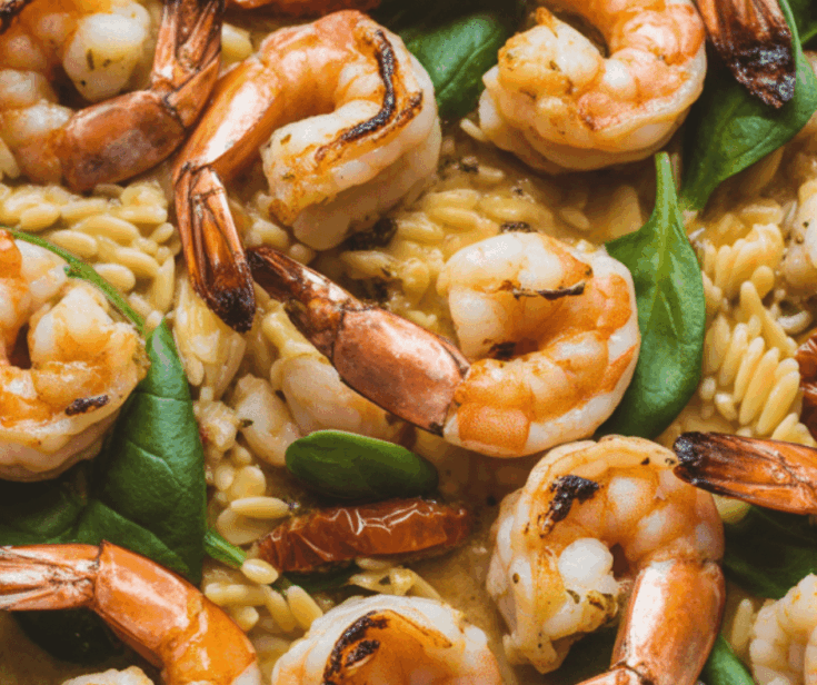 easy Shrimp Orzo