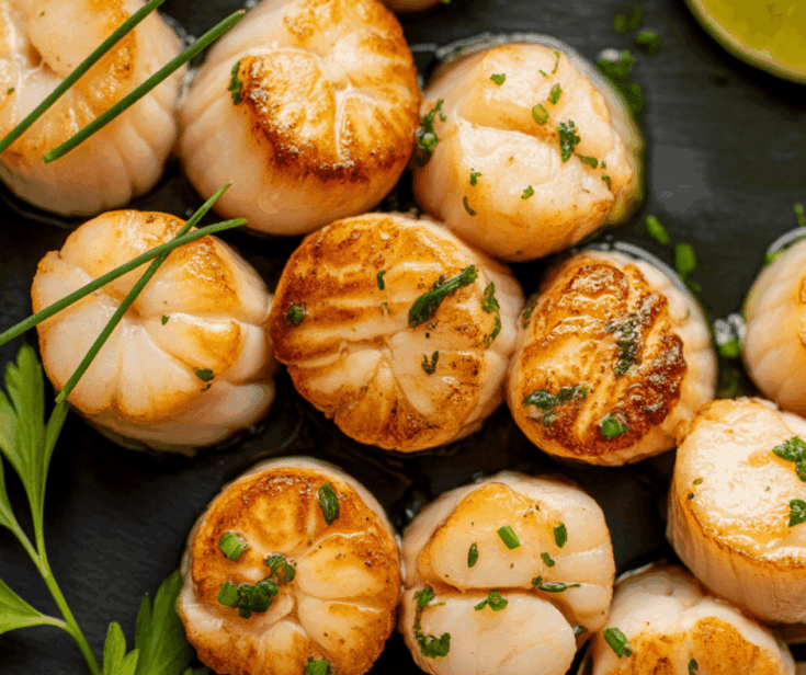 easy Smoked Scallops With Garlic