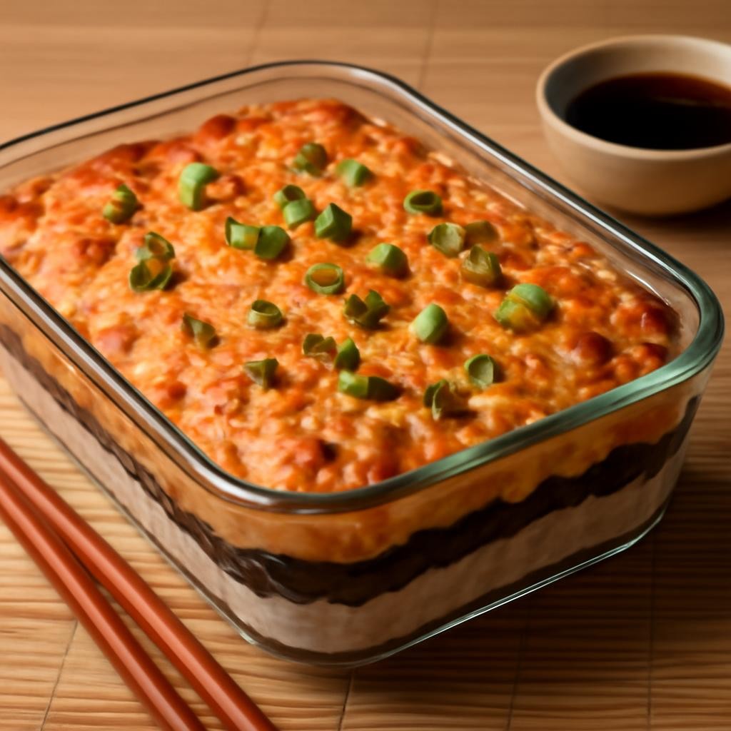 Spicy Crab Sushi Bake