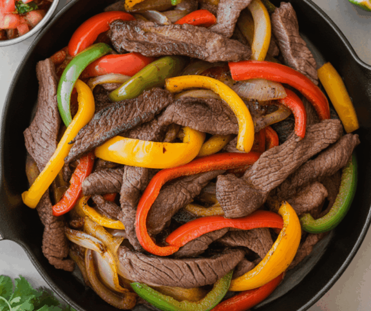 easy Steak Fajitas recipe