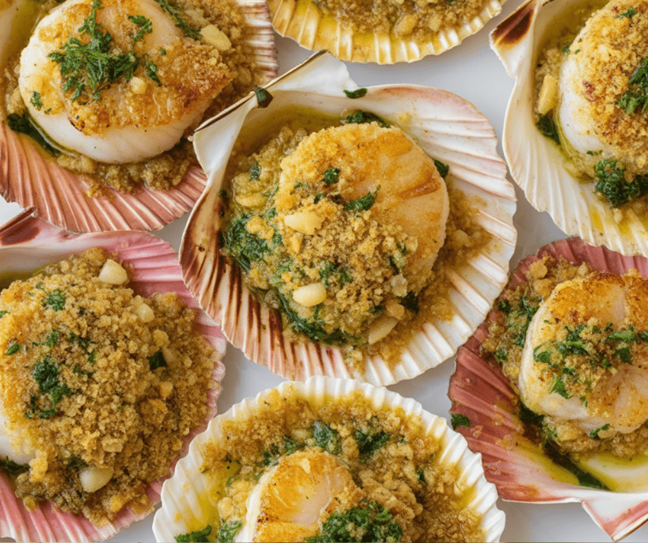 easy Stuffed scallops