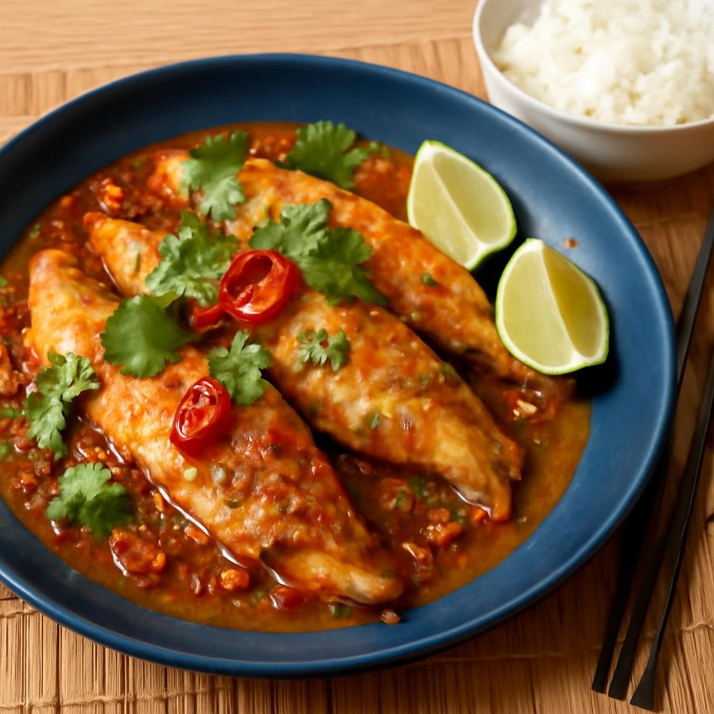 Thai spicy catfish recipe
