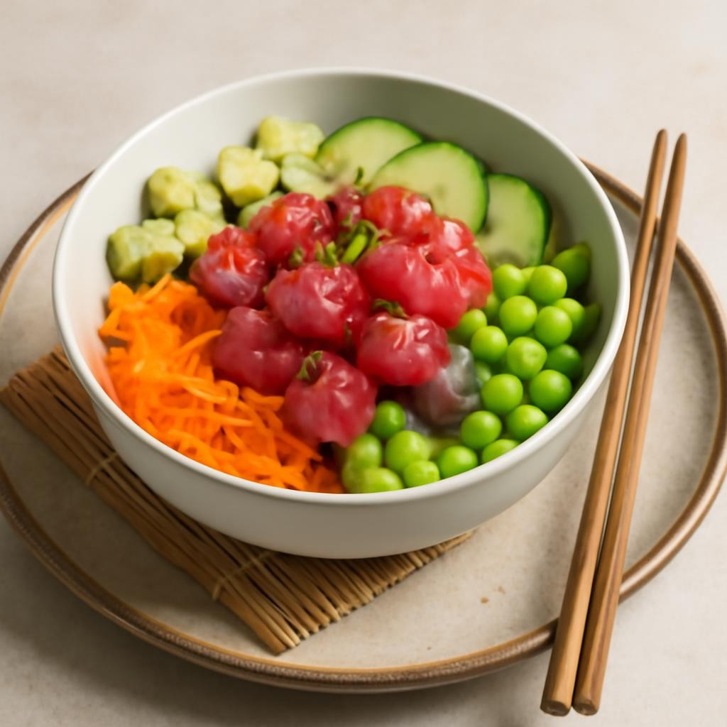 Tuna Poke (Hawaiian Raw-Tuna Salad)
