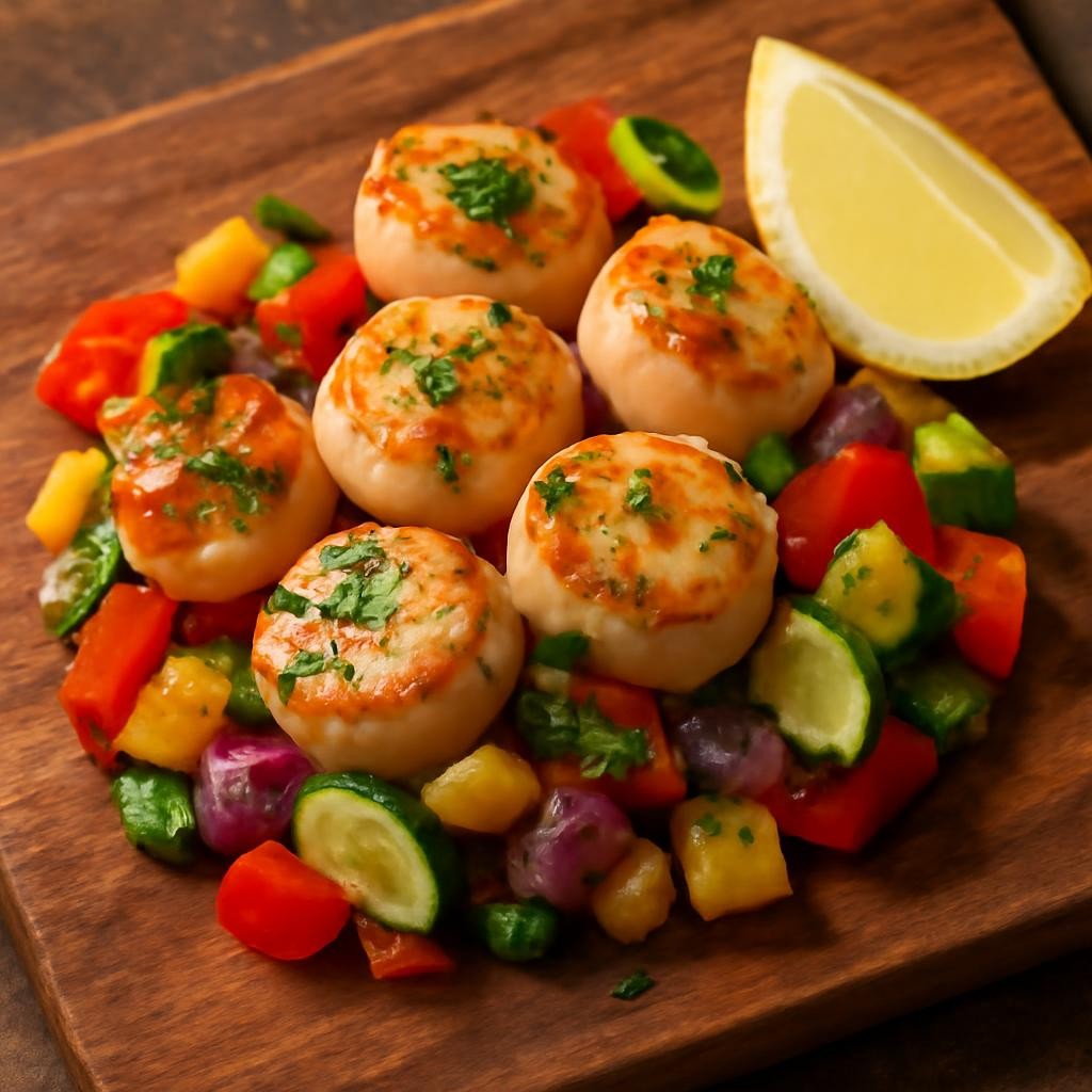 Mediterranean Sautéed Scallops