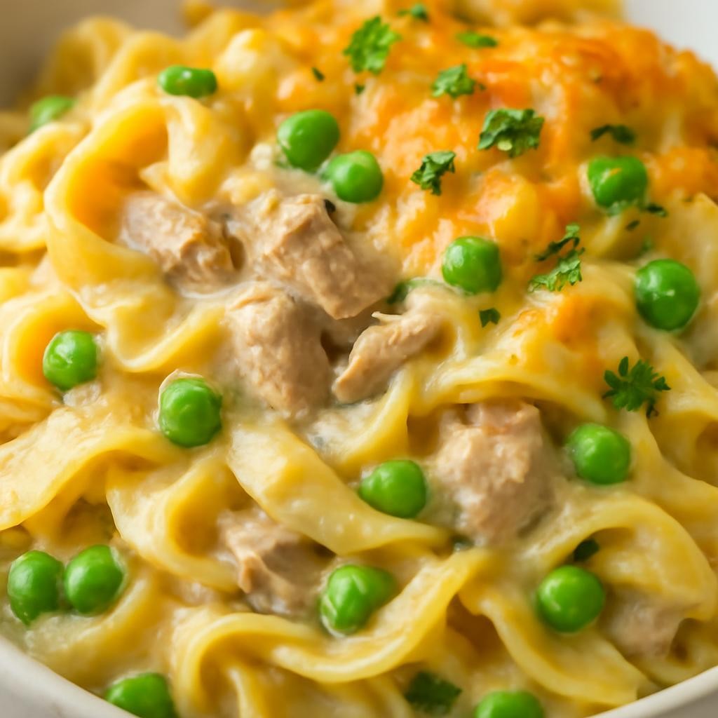 One-Pot Creamy Tuna Noodle Casserole