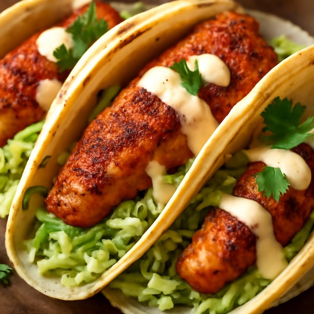 Southern Blackened Catfish Tacos