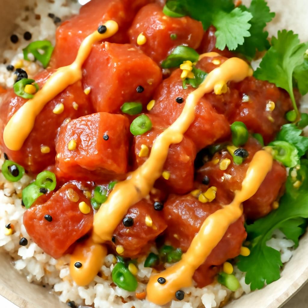 Spicy Tuna Rice Bowl