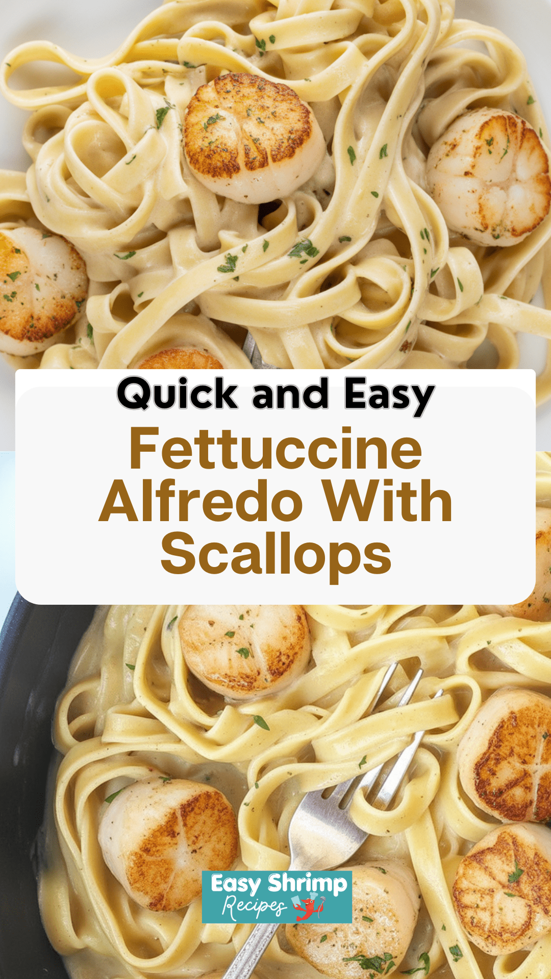 Fettuccine Alfredo With Scallops Fettuccine Alfredo With Scallops
