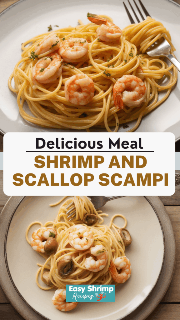 Shrimp and Scallop Scampi Shrimp and Scallop Scampi