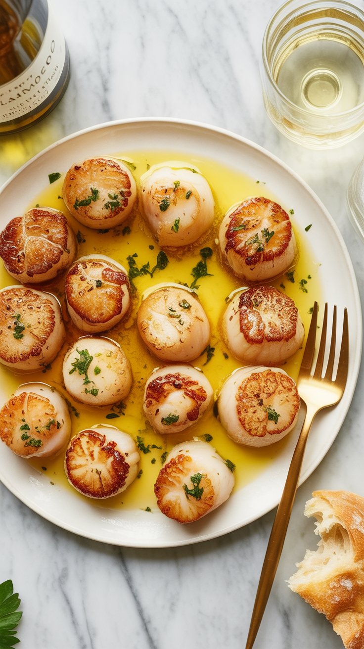 Lemon Butter Scallops recipe