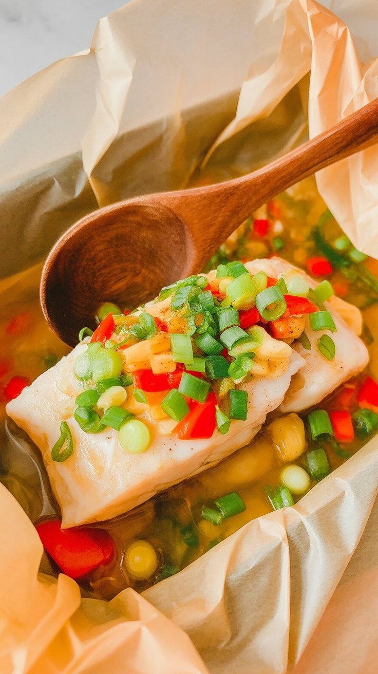 Steamed Cod Fish