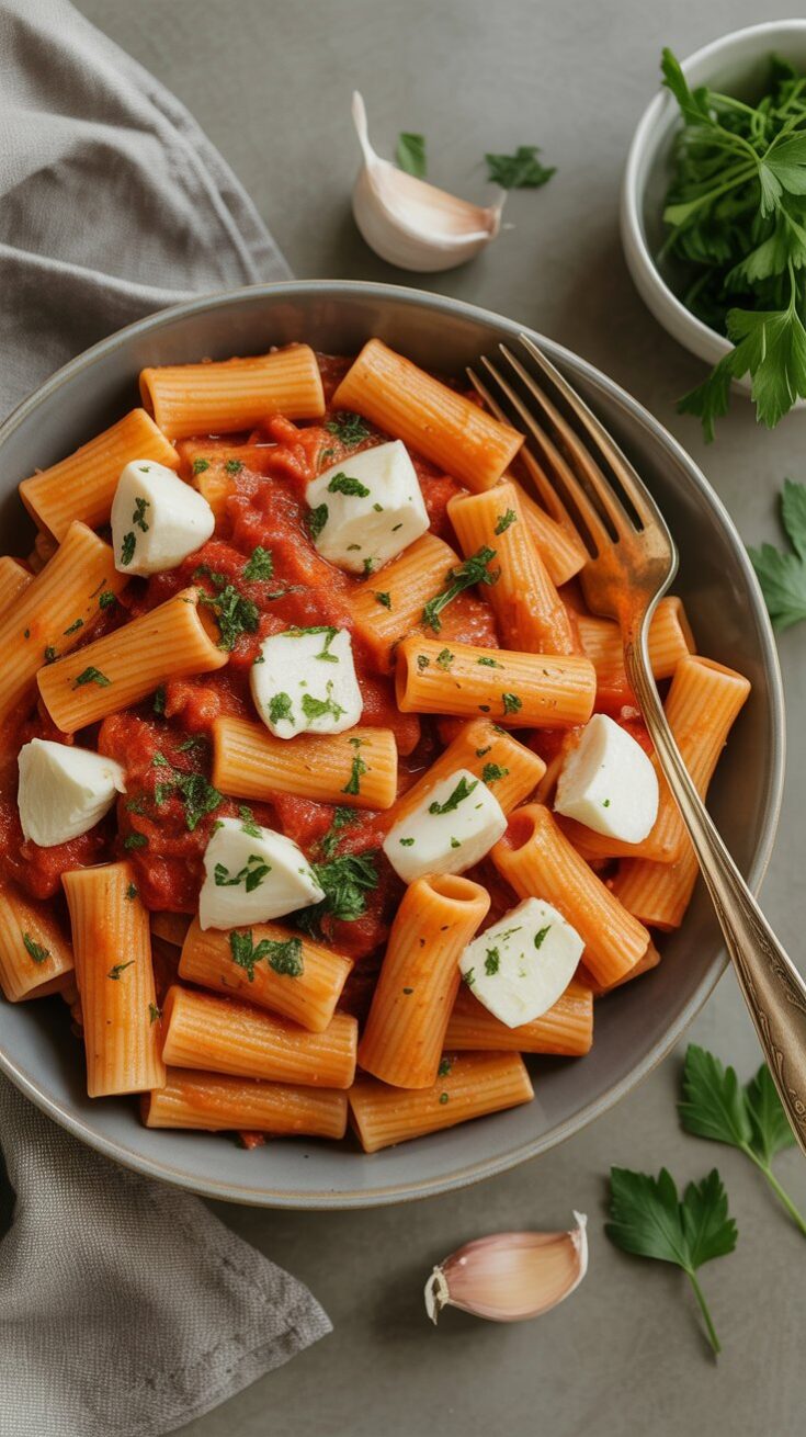 Tomato Cod Fish Pasta