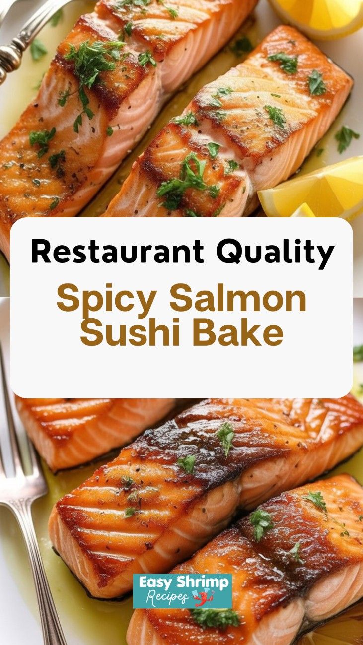 Spicy Salmon Sushi Bake