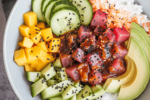east Spicy Tuna Poke Bowl