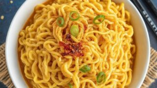 Cheesy Ramen Noodles