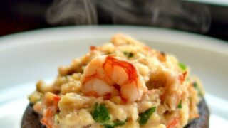 Creamy Crab Stuffed Mushrooms