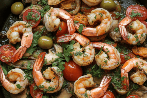 easy Mediterranean Shrimp