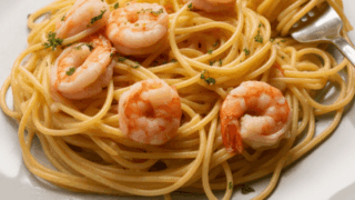 easy Shrimp and Scallop Scampi