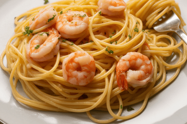 easy Shrimp and Scallop Scampi