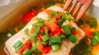 Steamed Cod Fish
