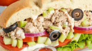 easy Subway Tuna Salad Sandwich