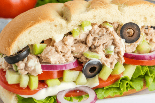 easy Subway Tuna Salad Sandwich
