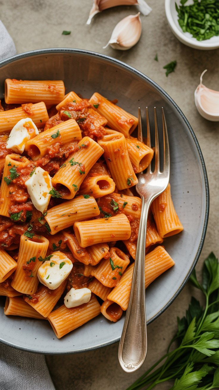 Tomato Cod Fish Pasta