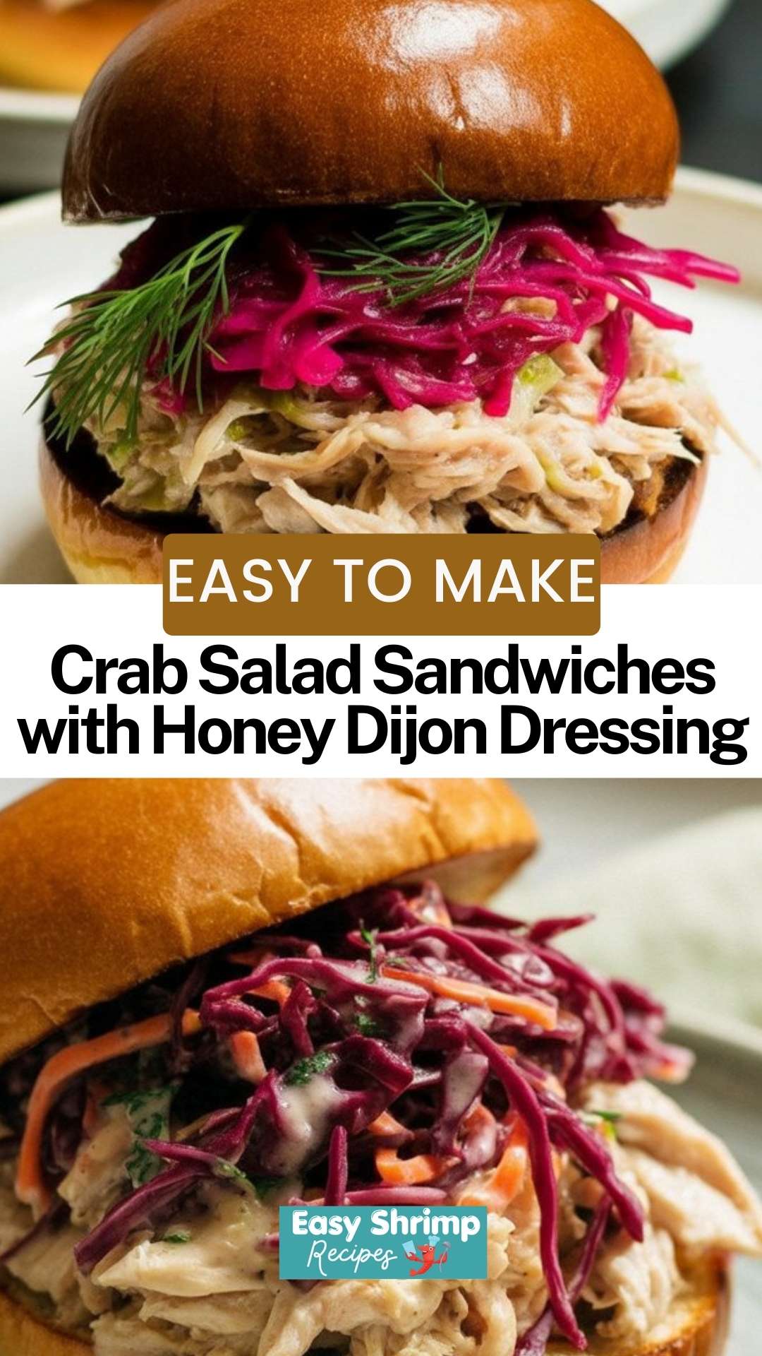 Crab Salad Sandwiches with Honey Dijon Dressing2