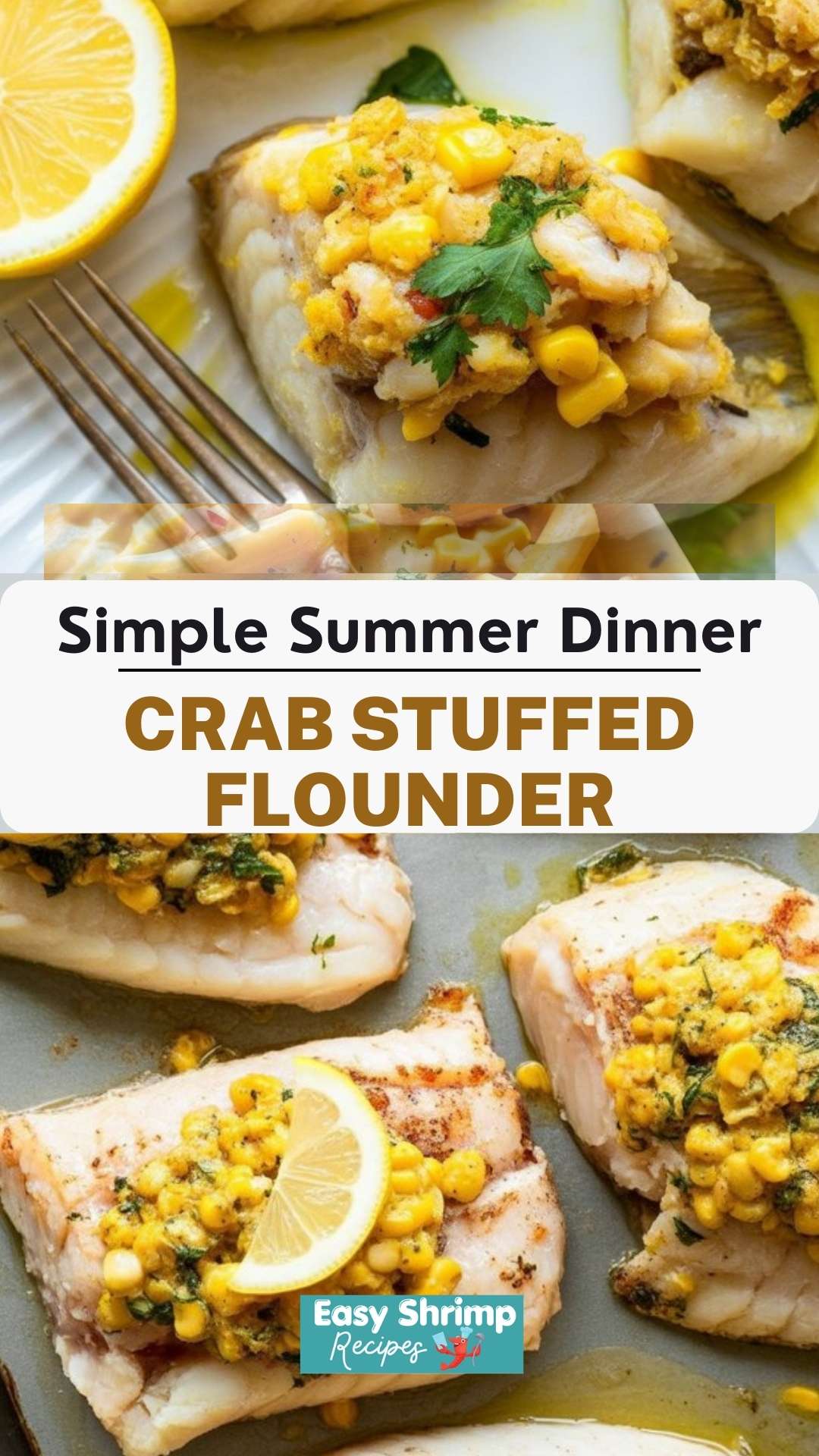 Crab Stuffed Flounder