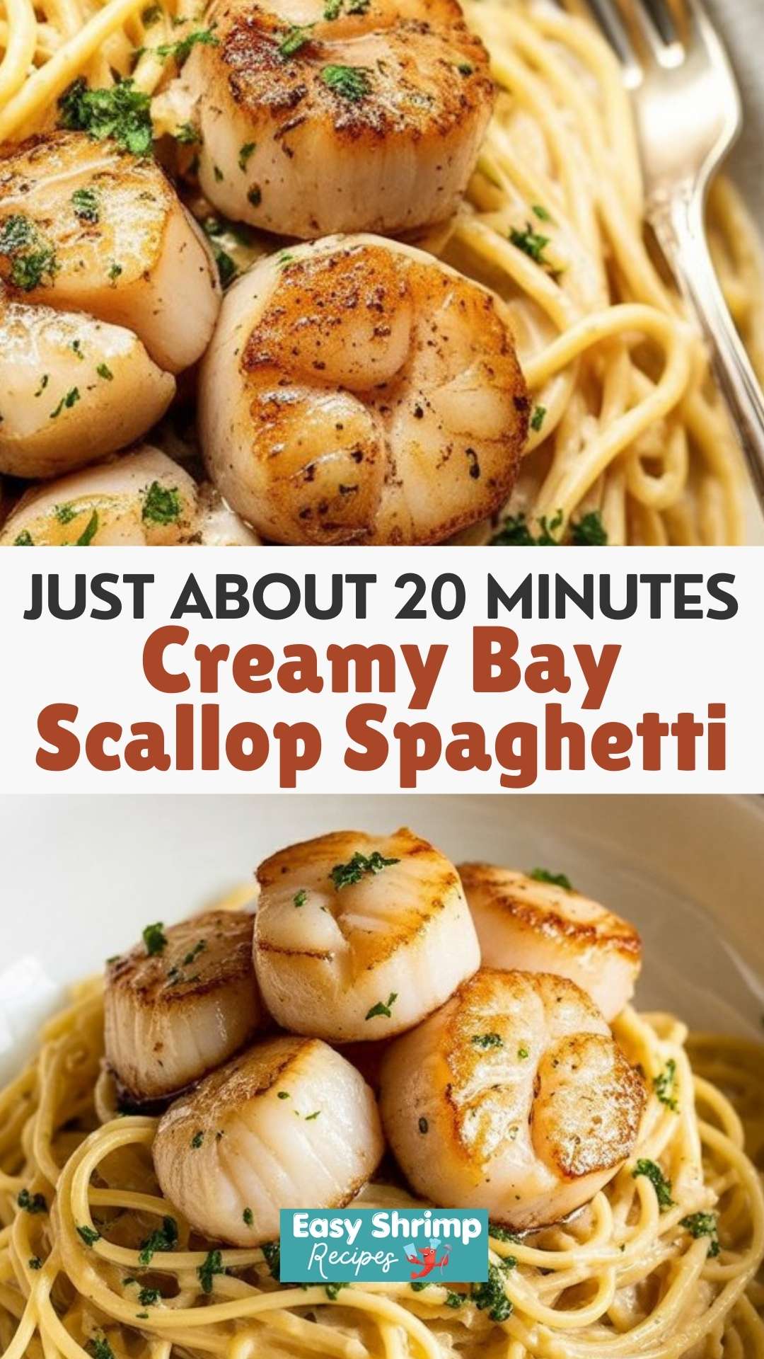 Creamy Bay Scallop Spaghetti