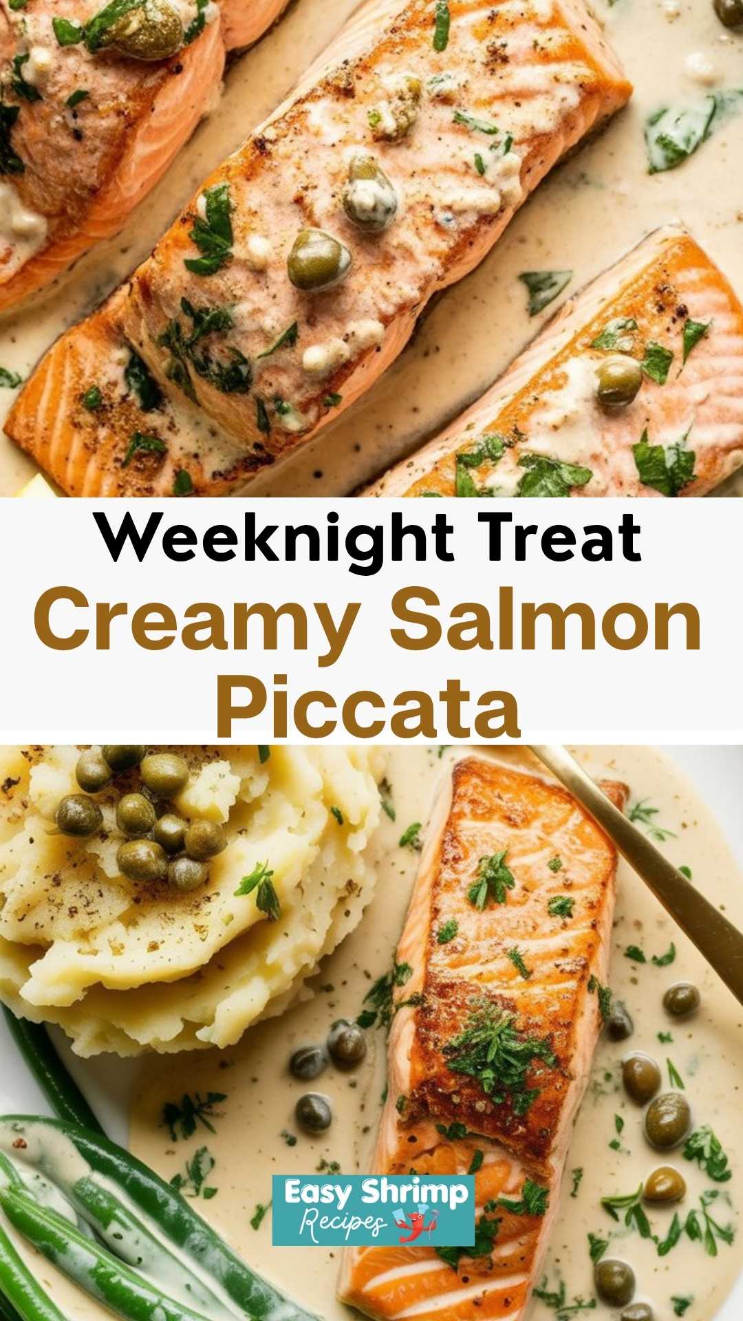 Creamy Salmon Piccata