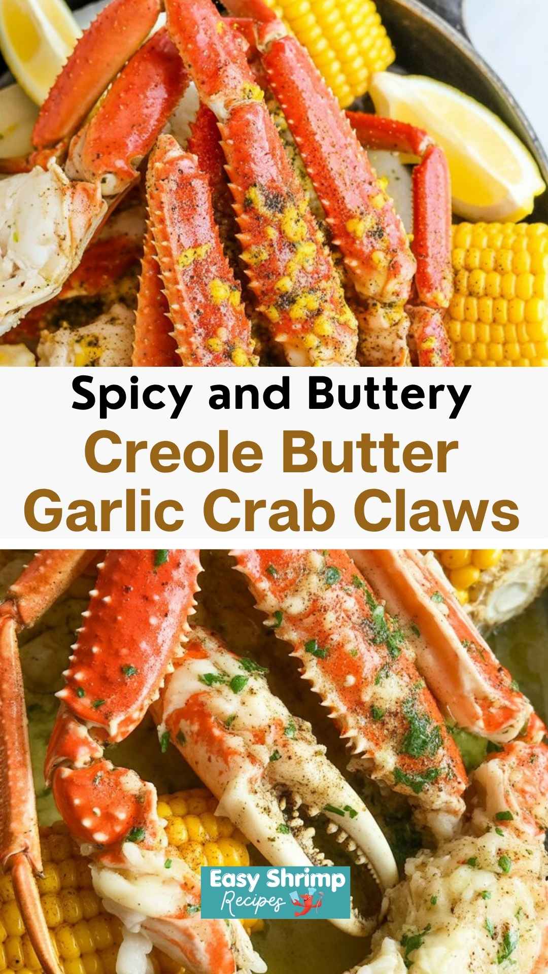 Creole Butter Garlic Crab Claws