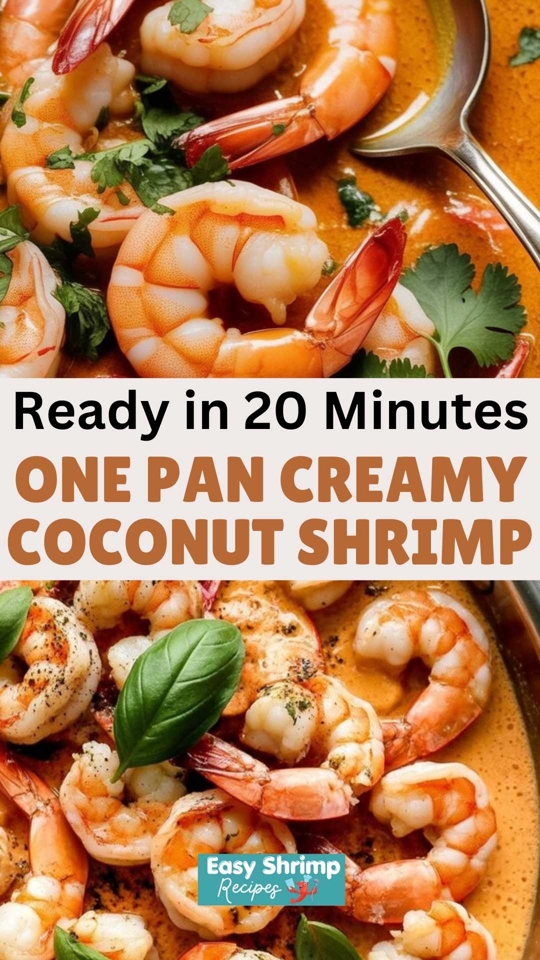 One Pan Creamy Coconut Shrimp
