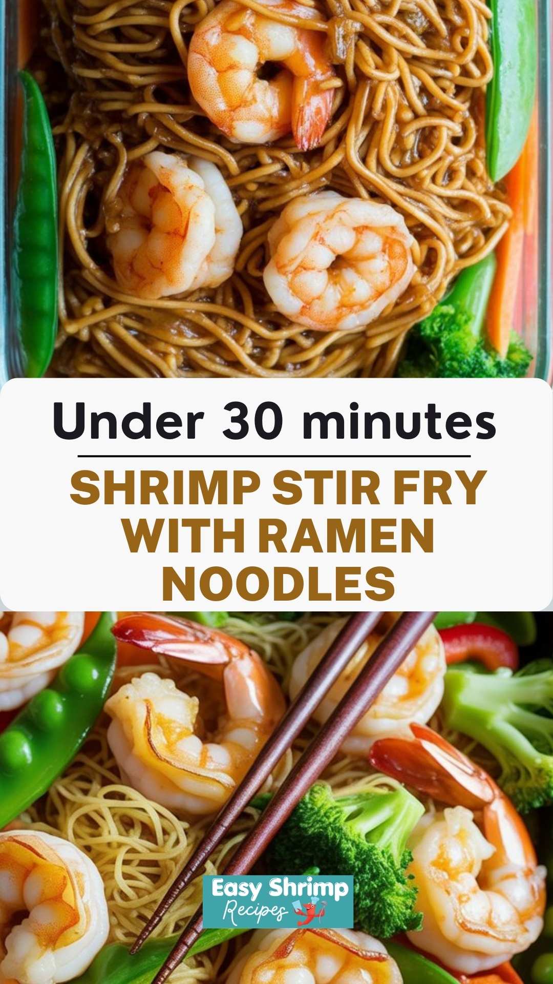 Shrimp Stir Fry with Ramen Noodles