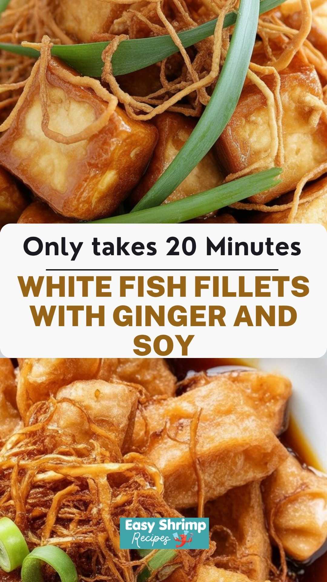 White Fish Fillets with Ginger and Soy