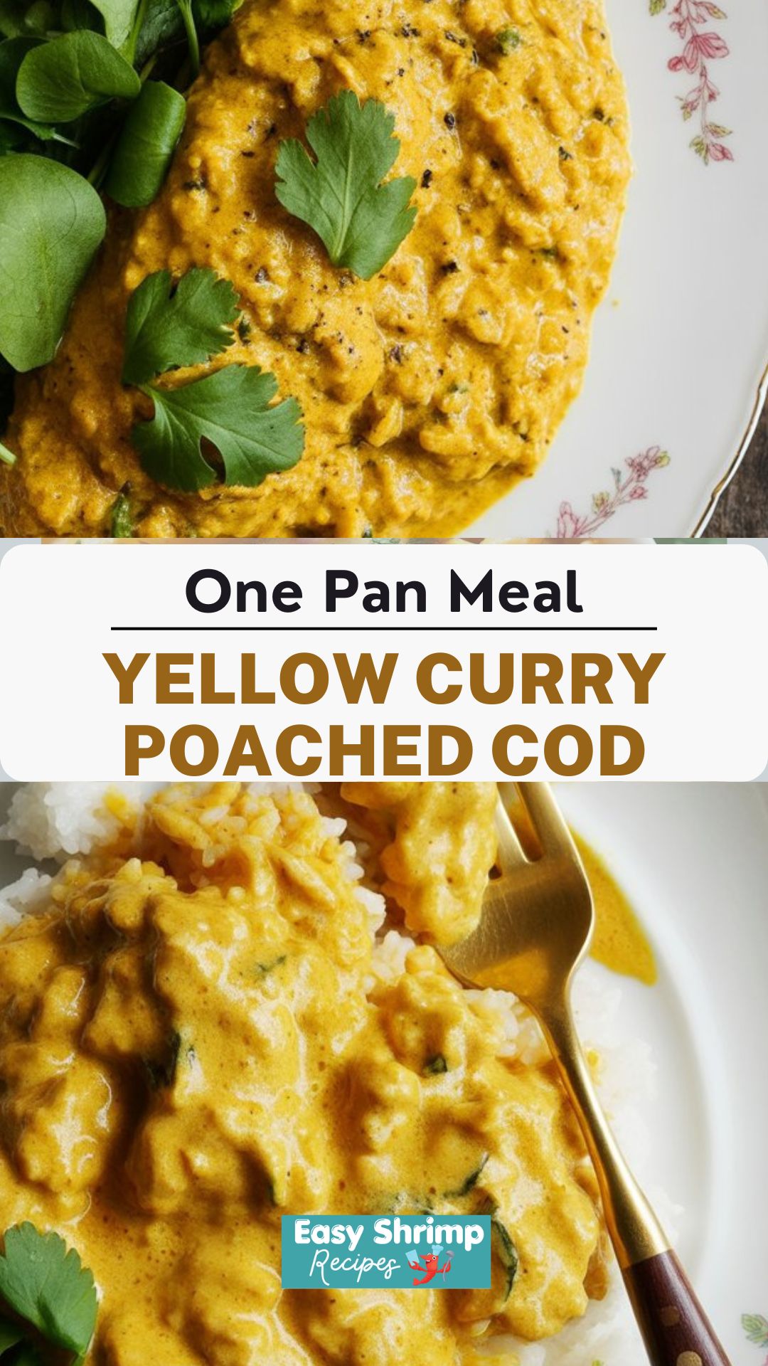Yellow Curry Poached Cod