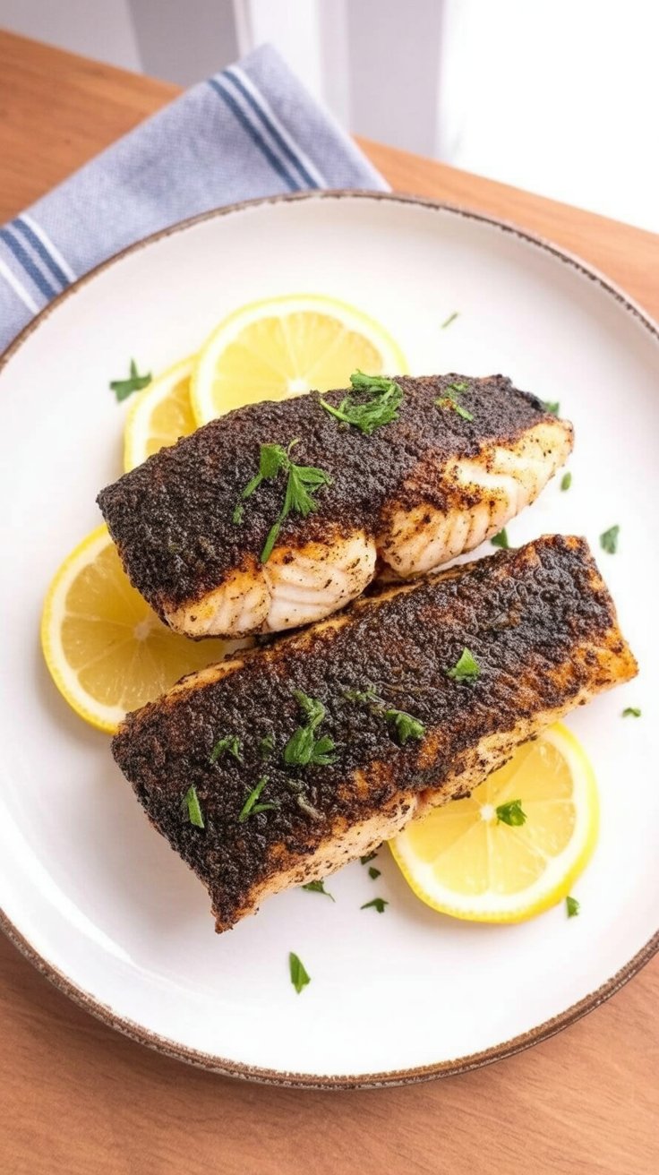 Air Fryer Blackened Catfish