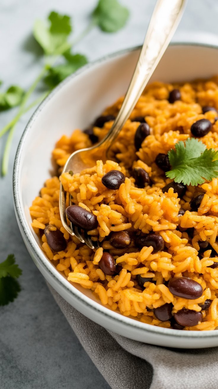 best Black Beans and Rice