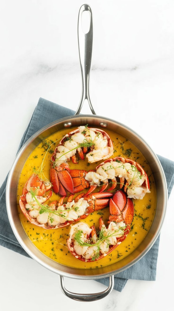 best Butter Poached Lobster