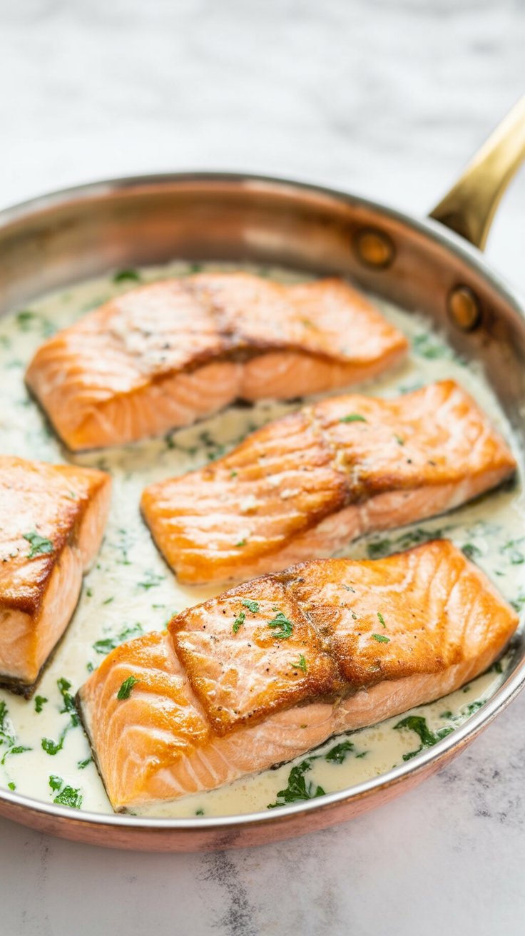 best Creamy Dill Sauce with Salmon