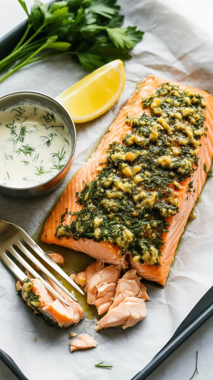 best Dijon Baked Salmon