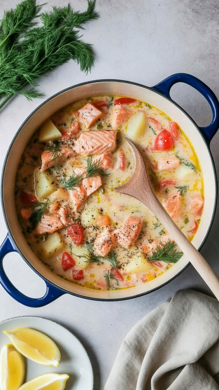 best Finnish Salmon Soup (Lohikeitto)